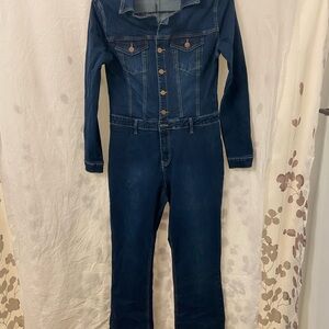 Fashion Nova Dark Blue Denim Jacket